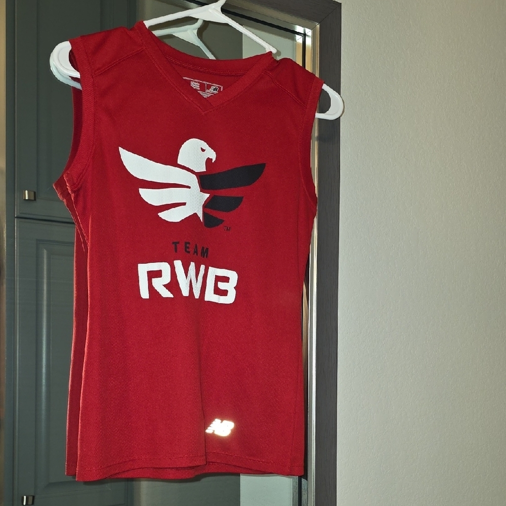 Team RWB Red Sleeveless Athletic Tank - Picture 7 of 9